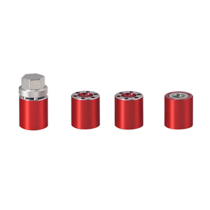 Powerhobby 1/24 Scale Rock Crawler M2 Locking Hubs w Tool RED Axial SCX24