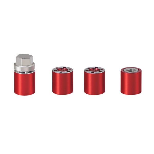 Powerhobby 1/24 Scale Rock Crawler M2 Locking Hubs w Tool RED Axial SCX24