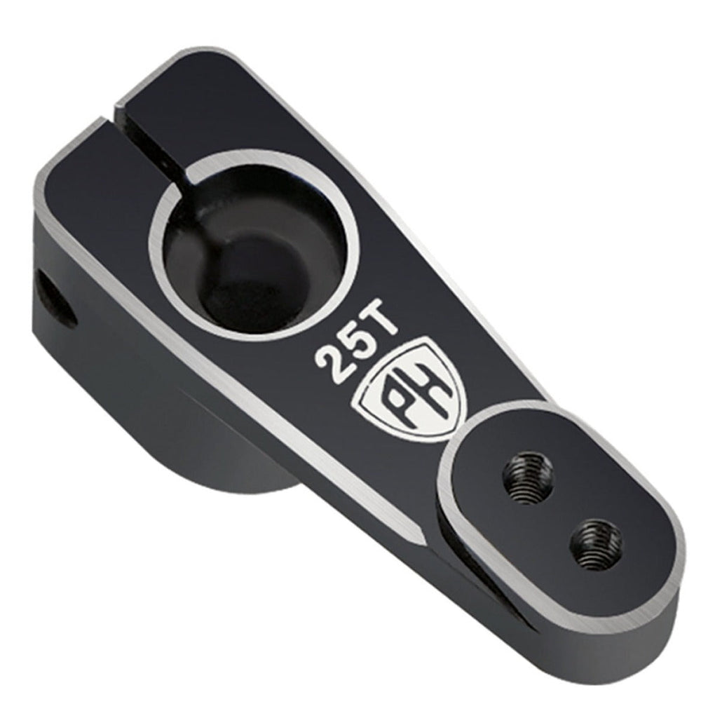 Powerhobby Aluminum Micro Servo Horn 25T Fits 59MG SX107 Reefs 99 Black