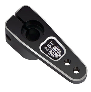 Powerhobby 25T Aluminum Micro Servo Horn Fits 59MG SX107 Reef 99 Black