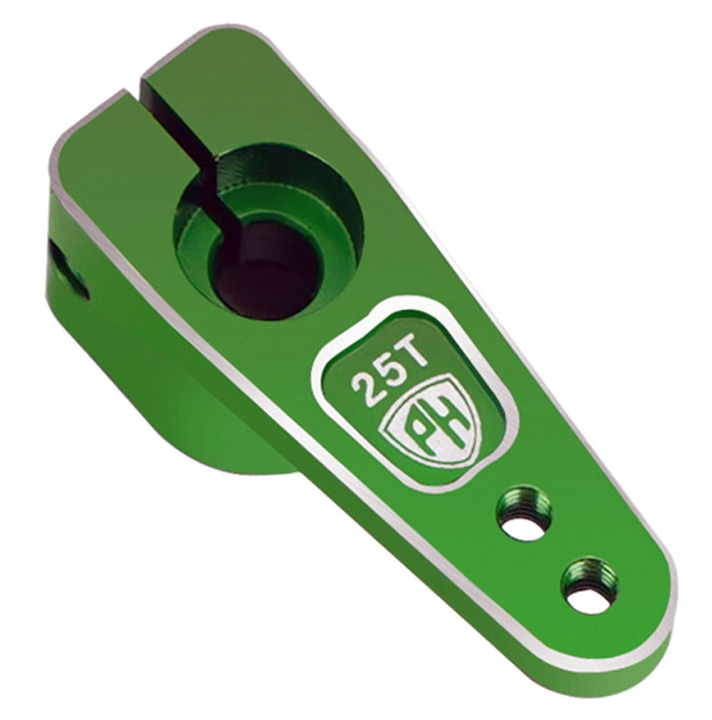 Powerhobby 25T Aluminum Micro Servo Horn Fits 59MG SX107 Reef 99 Green