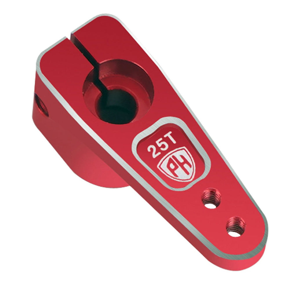 Powerhobby 25T Aluminum Micro Servo Horn Fits 59MG SX107 Reef 99 Red