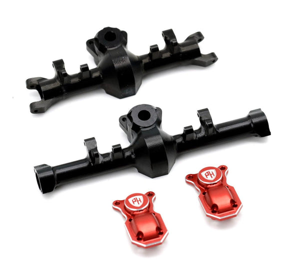 Powerhobby Axial SCX24 Jeep C10 Bronco Aluminum Front Rear Axle Housing Black