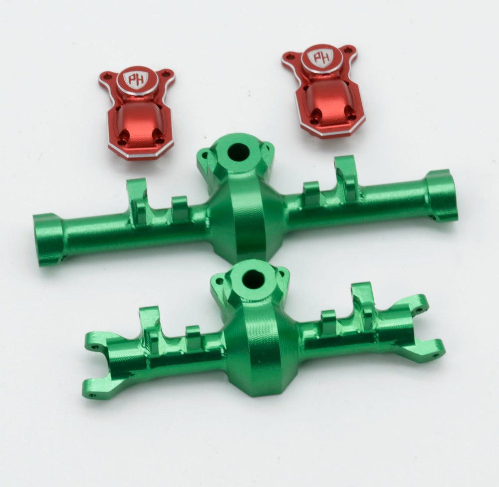 Powerhobby Axial SCX24 Jeep C10 Betty Aluminum Front Rear Axle Housing Green