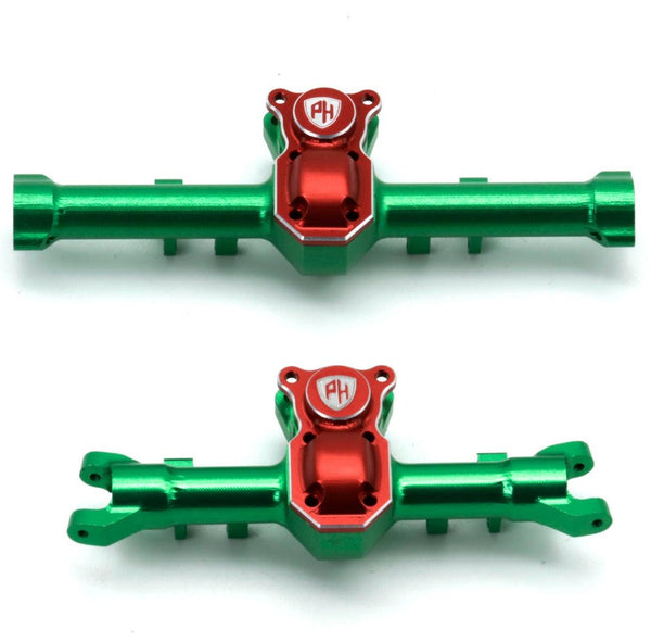 Powerhobby Axial SCX24 Jeep C10 Betty Aluminum Front Rear Axle Housing Green