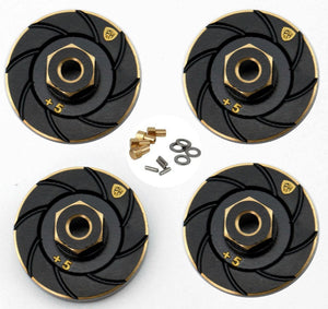 Powerhobby Axial SCX24 Brass Counterweight Wheel Hub Weights Adapter