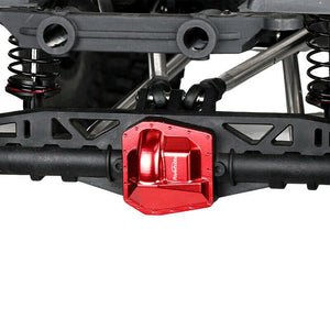 Powerhobby Axial SCX6 Front Rear Aluminum Differential Diff Cover - Red