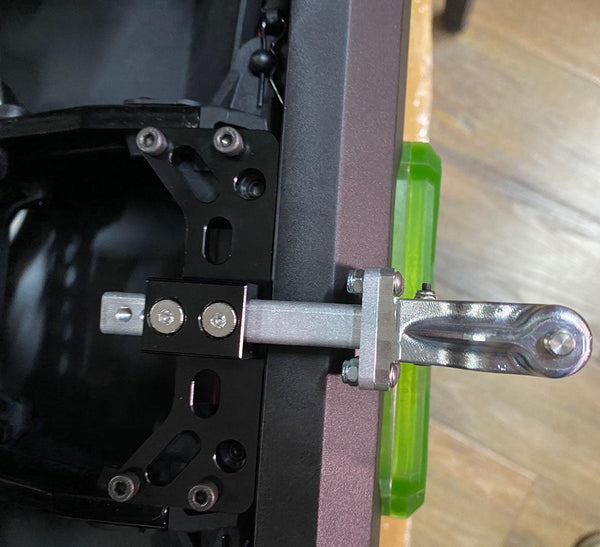 Powerhobby Axial SCX6 Jeep Aluminum Tow Hook Trailer Hitch Black