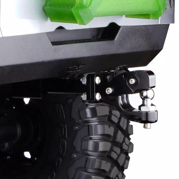 Powerhobby Axial SCX6 Jeep Aluminum Tow Hook Trailer Hitch Black