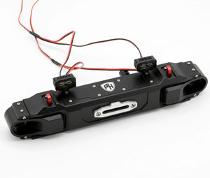 Powerhobby Axial SCX6 Jeep CNC Aluminum Front & Rear Bumpers with Lights