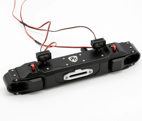 Powerhobby Axial SCX6 Jeep CNC Aluminum Front & Rear Bumpers with Lights