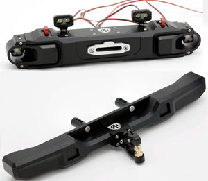 Powerhobby Axial SCX6 Jeep CNC Aluminum Front & Rear Bumpers with Lights