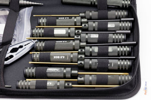 Powerhobby RC Tool Set Screwdriver Pliers Wrench, Body Reamer Stand