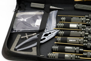 Powerhobby RC Tool Set Screwdriver Pliers Wrench, Body Reamer Stand