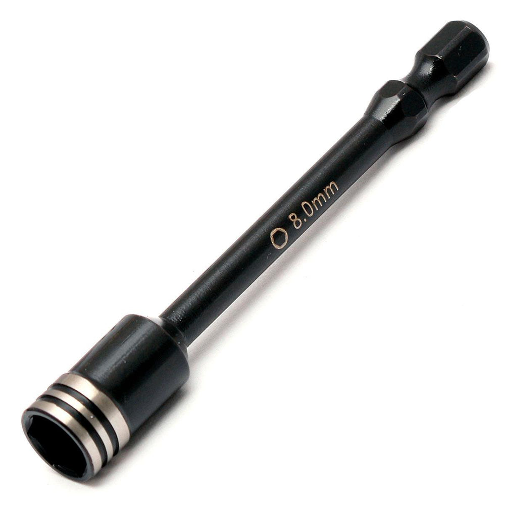 Powerhobby Nut Driver Bit 8.0mm 1/4" Steel Drive Tip 8mm