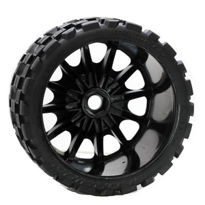Powerhobby Scorpion Belted Monster Truck Tires / Wheels w 17mm Hex (2) Sport