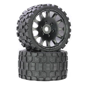Powerhobby Scorpion Belted Monster Truck Tires / Wheels w 17mm Hex (2) Sport