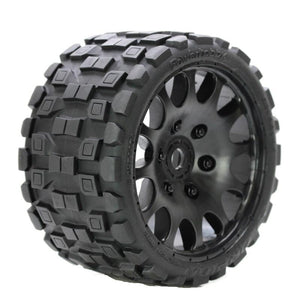 Powerhobby Scorpion Belted Monster Truck Tires / Wheels w 17mm Hex (2) Race