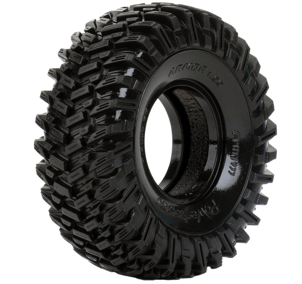 Powerhobby Armor 1.55 Crawler Tires with Dual Stage Soft and Medium Foams