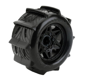 Powerhobby 1/10 Rooster 2.8 Belted Paddle Sand Snow Tires 12mm 14mm 17mm