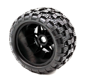 Powerhobby Raptor MX Belted All Terrain Tires Mounted 17mm FOR Traxxas Maxx