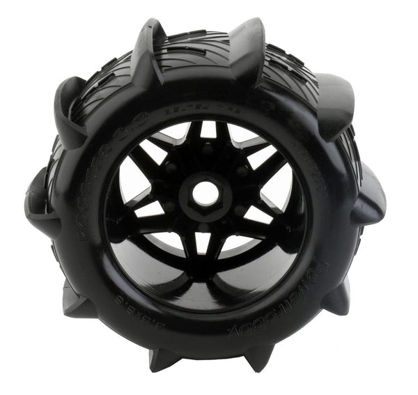 Powerhobby 1/8 Rooster 3.8 Belted Paddle Sand Snow Tires 17mm