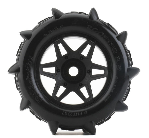 Powerhobby 1/8 Rooster 3.8 Belted Paddle Sand Snow Tires 17mm