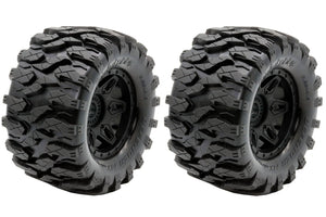 Powerhobby Defender MX Belted All Terrain Tires Mounted 17mm FOR Traxxas Maxx