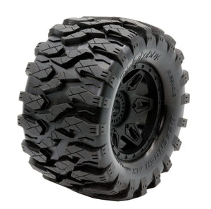 Powerhobby Defender MX Belted All Terrain Tires Mounted 17mm FOR Traxxas Maxx