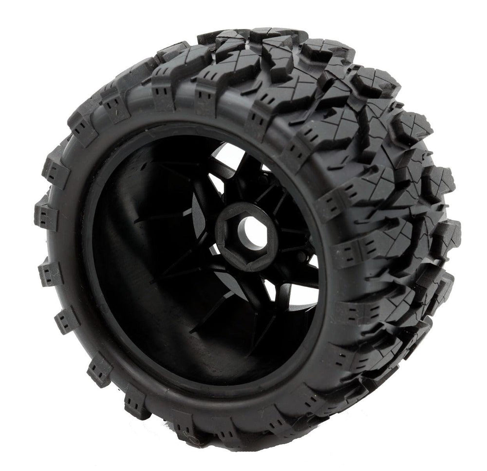 Powerhobby Defender MX Belted All Terrain Tires Mounted 17mm FOR Traxxas Maxx