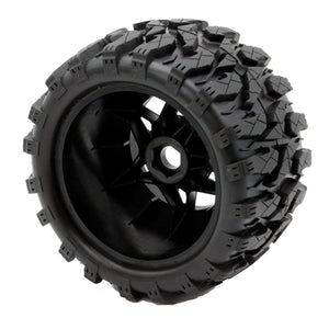 Powerhobby Defender MX Belted All Terrain Tires Mounted 17mm FOR Traxxas Maxx