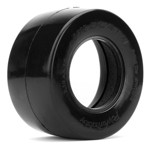 Powerhobby 1/10 Wildcat XL Wide BELTED Rear 2.2/3.0 Drag Racing Tires ULTRA SOFT