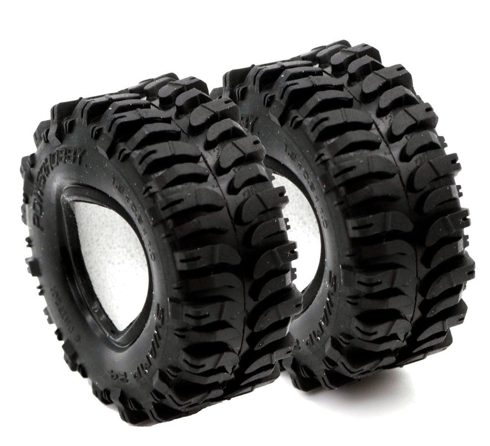 Powerhobby Swamp 24 1.0” Micro Crawler Tires 1/24 Axial SCX24 C10 Jeep Betty