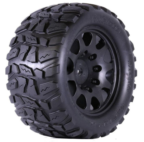 Powerhobby Raptor XL Belted Tires / Wheels (2) FOR Traxxas X-Maxx XRT