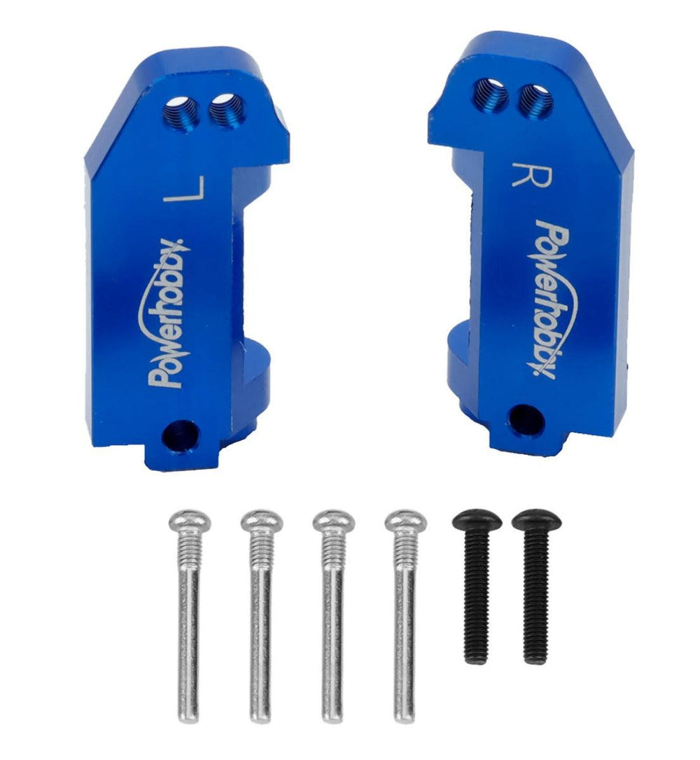 Powerhobby Aluminum Caster Blocks FOR Traxxas Slash Rustler Bandit Stampede Blue