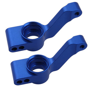 Powerhobby Aluminum Rear Hub Carriers Blue FOR Traxxas Slash 4WD / 4X4