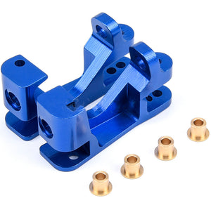 Powerhobby Aluminum Front Castor Blocks Blue FOR Traxxas Slash 4WD / 4X4