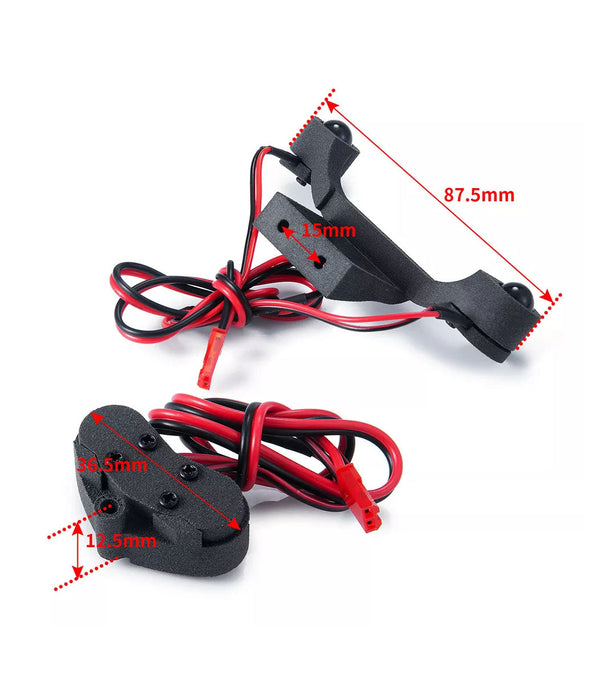 Powerhobby Front & Rear LED Light SET Cobmo FOR Traxxas Rustler 4X4