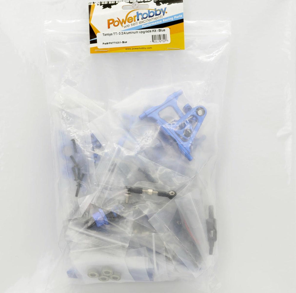 Powerhobby Tamiya TT-02 Aluminum Upgrade Kit TT02 -Blue