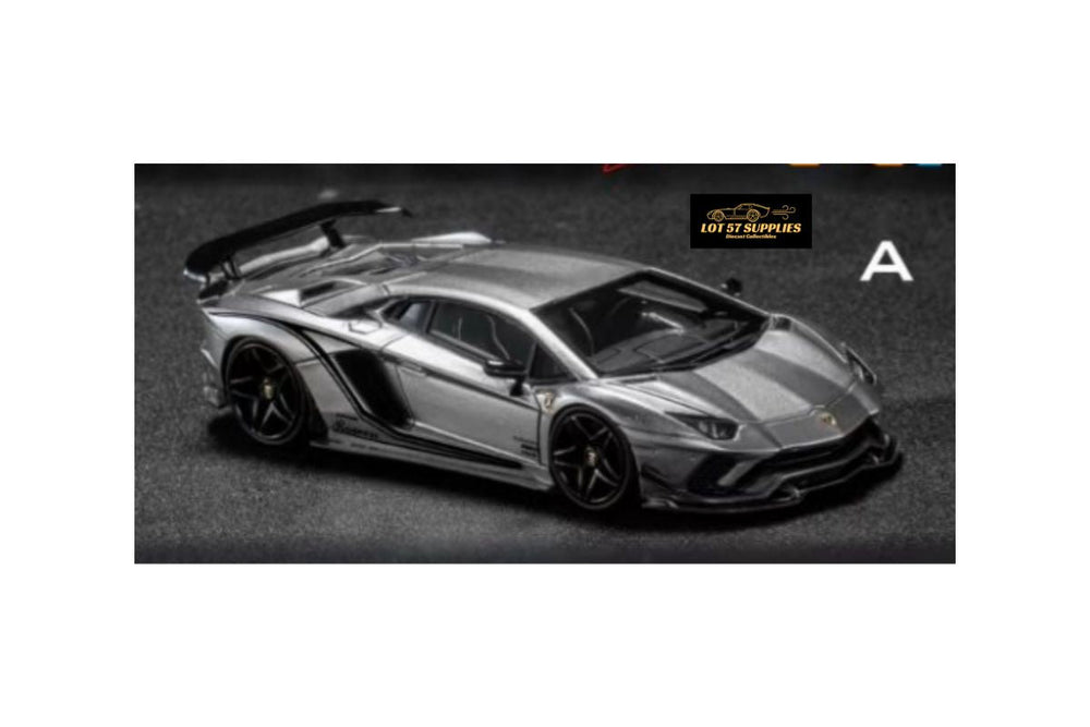 (Pre-Order) YM Model Lamborghini Aventador S "Advance Edition Rowen" Silver 1:64