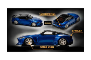 Error404 Nissan 400Z Candy blue Limited to 499 Units 1:64 Resin Model
