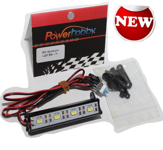 Powerhobby 4 LED 70mm RC Aluminum Light Bar Kit