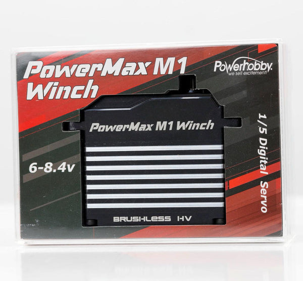 Powerhobby POWERMAX M1 Winch Brushless Servo 1/5 Axial SCX6 Crawler