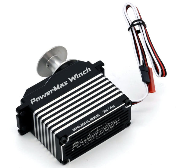 Powerhobby POWERMAX WINCH 1/5th Scale High Torque / Speed Brushless 3S 4S Servo