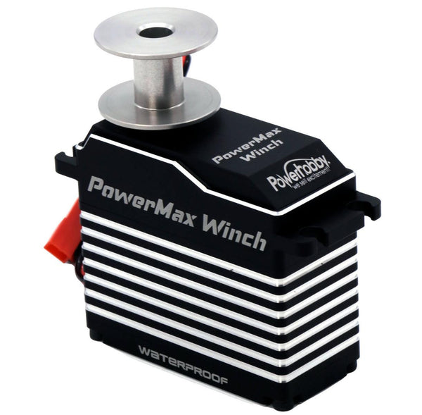 Powerhobby POWERMAX WINCH 1/5th Scale High Torque / Speed Brushless 3S 4S Servo