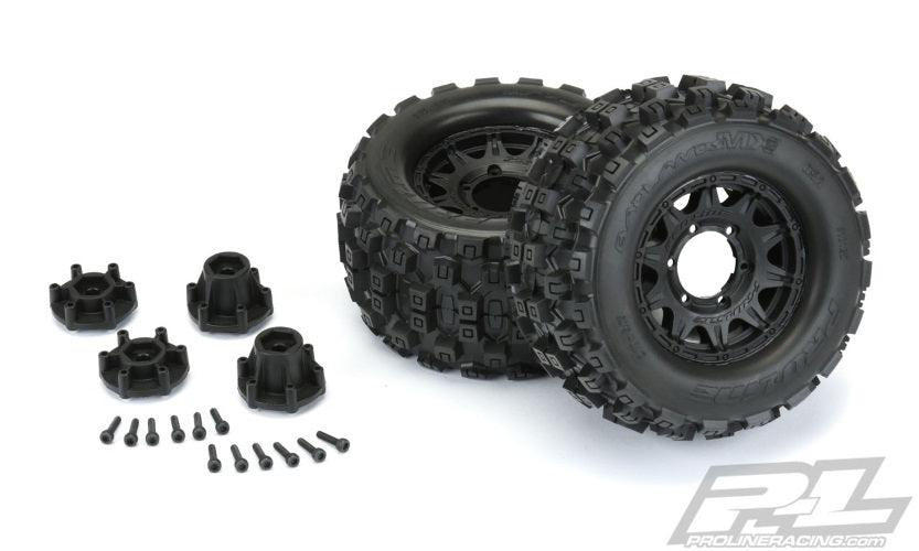 Pro-Line 10125-10 Badlands MX28 2.8" Mounted Tires Wheels Stampede Ruslter Jato