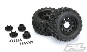 Pro-Line 10125-10 Badlands MX28 2.8" Mounted Tires Wheels Stampede Ruslter Jato