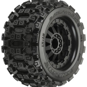 PRO-lINE 10125-15 1/10 Badlands MX28 2.8 All Terrain Tires MOUNTED