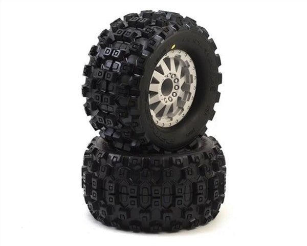 Pro-Line 10125-25 Badlands MX28 2.8" Tires w/F-11 Nitro Rear Wheels (2)