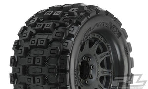 Pro-Line 10127-10 Badlands MX38 3.8" All Terrain Tires Mounted For 17mm MT